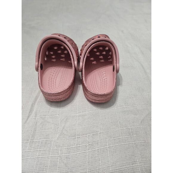 Crocs Special Edition Pink Glitter Size 7 - Picture 8 of 8